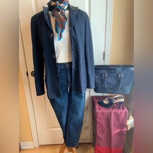 Veronica Beard Debbie snap skinny Jeans ankle